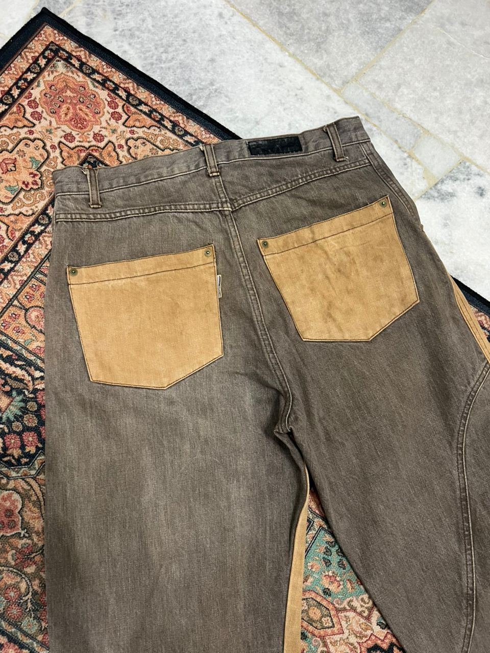 Japanese Brand Japanese Brand Monitor Graphic Design Wear Rockstar Pants Size US 34 / EU 50 - 7 Thumbnail