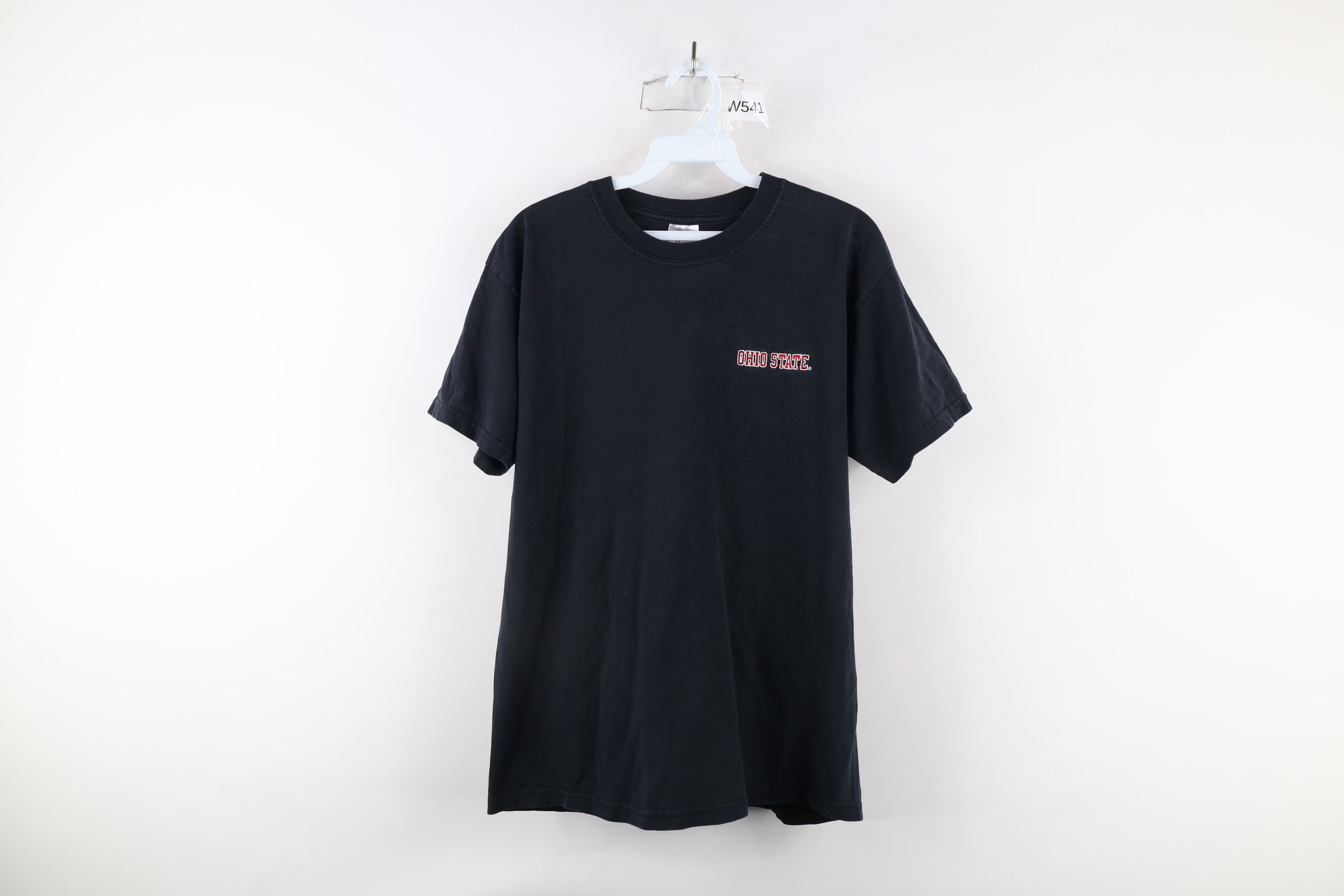 Vintage Vintage 90s Spell Out Ohio State University T-Shirt Black Size US M / EU 48-50 / 2 - 1 Thumbnail