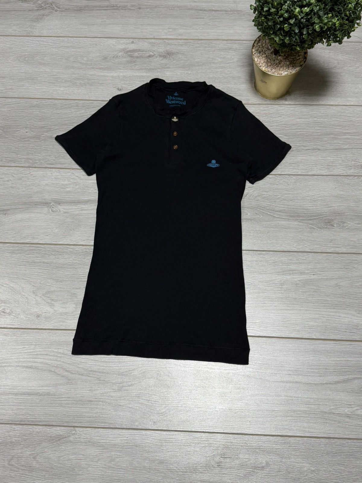 Vivienne Westwood Vivienne Westwood made Japan orb buttons shirt slim ribbed Size US M / EU 48-50 / 2 - 5 Thumbnail