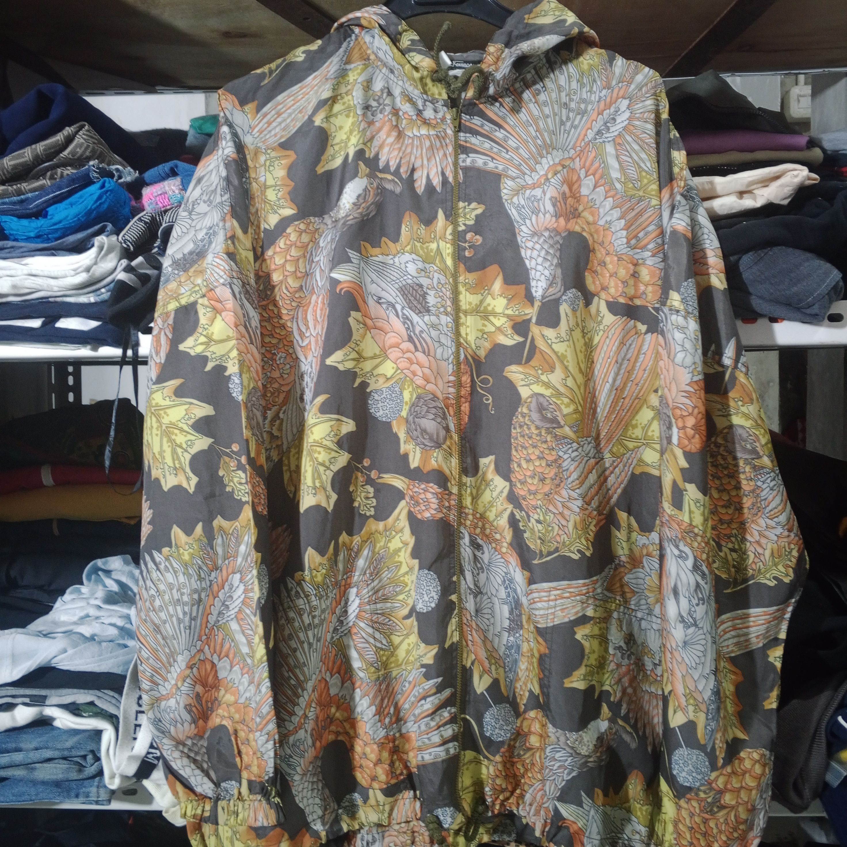 Salvatore Ferragamo Vintage Salvatore Ferragamo Light Jacket Phoenix Art Size US L / EU 52-54 / 3 - 1 Thumbnail