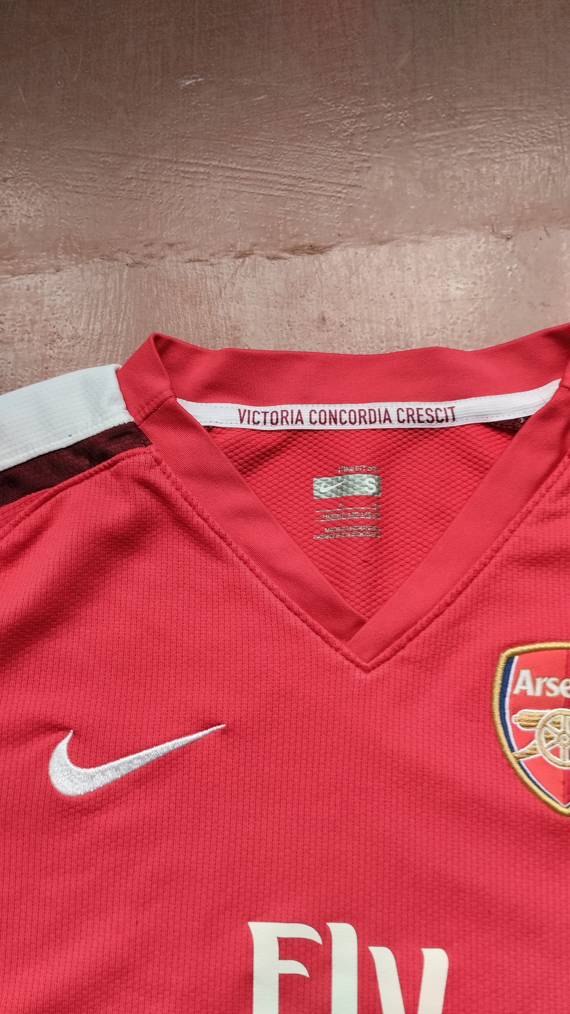 Nike × Vintage Vintage Nike Arsenal Fly Emirates Jersey Y2K Size US S / EU 44-46 / 1 - 3 Thumbnail