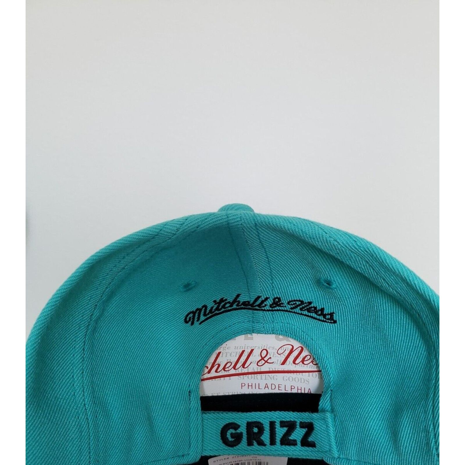 Mitchell & Ness Vancouver Grizzlies Hat Strap Strapback Blue Mitchell Ness Size ONE SIZE - 3 Thumbnail
