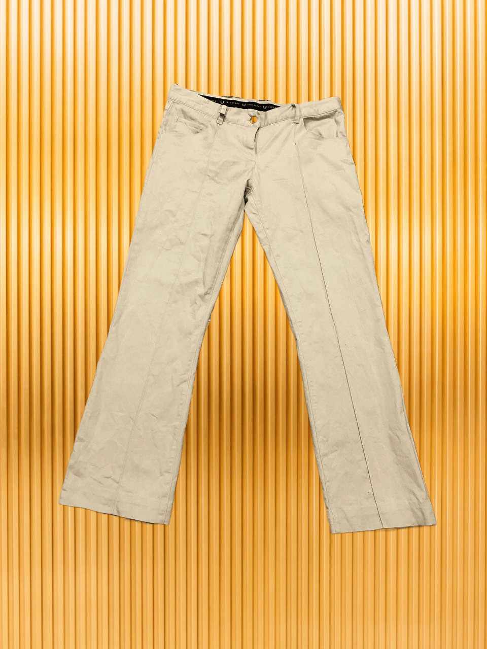 Fred Perry streetwear vintage beige denim pants Fred Perry Y2K Size 30" / US 8 / IT 44 - 1 Thumbnail