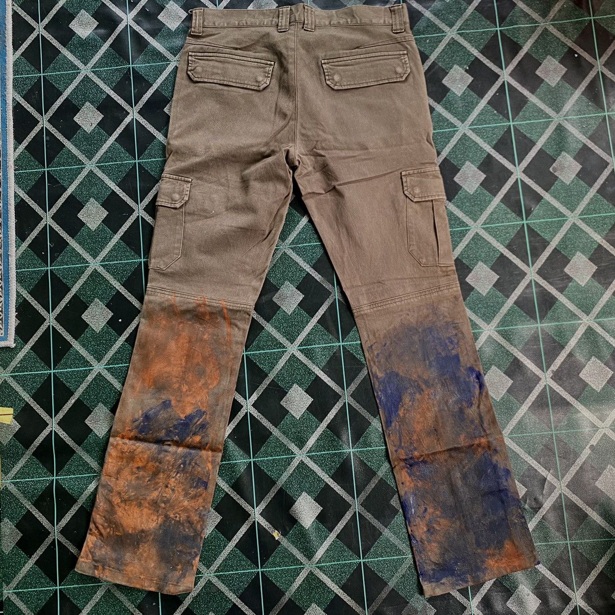 Comme Ca Ism × Japanese Brand X396 JAPAN COMME CA ISM ART PAINTED CARGO PANTS Size US 32 / EU 48 - 10 Thumbnail
