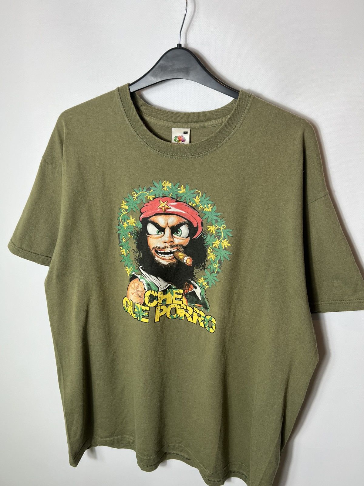Vintage Vintage 00s y2k Che Guevara Rasta Weed Smoking Funny Tee Size US XL / EU 56 / 4 - 3 Thumbnail