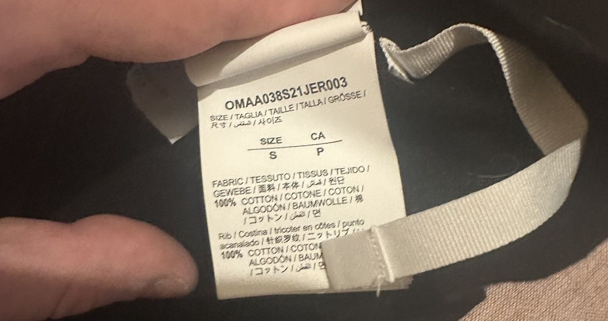 Off-White Off White Black/Grey Arrow Tee Size US S / EU 44-46 / 1 - 5 Thumbnail
