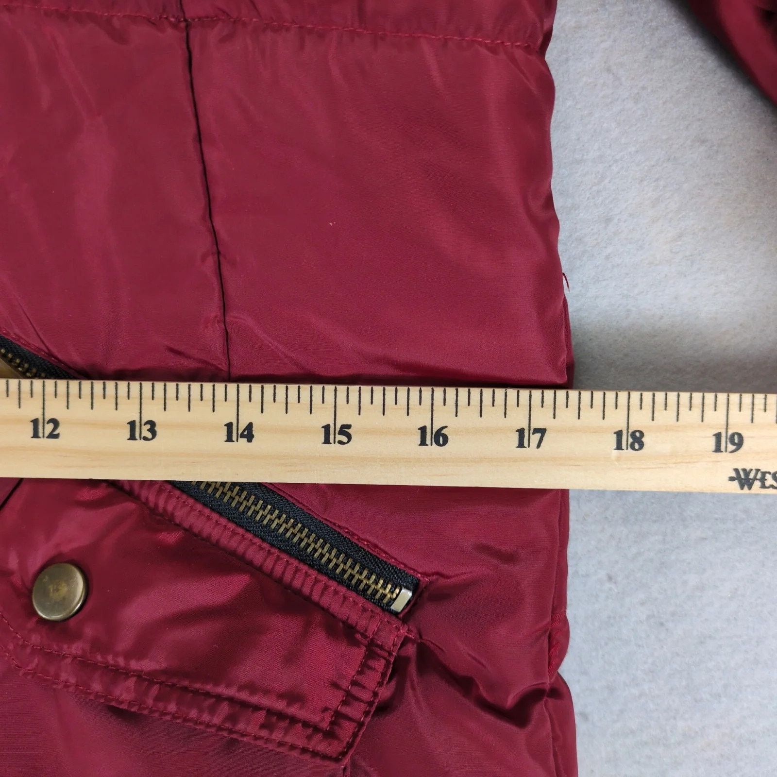 Other Rampage Merlot Puffer Coat Women's M Hooded Full Zip Pockets Size M / US 6-8 / IT 42-44 - 8 Thumbnail