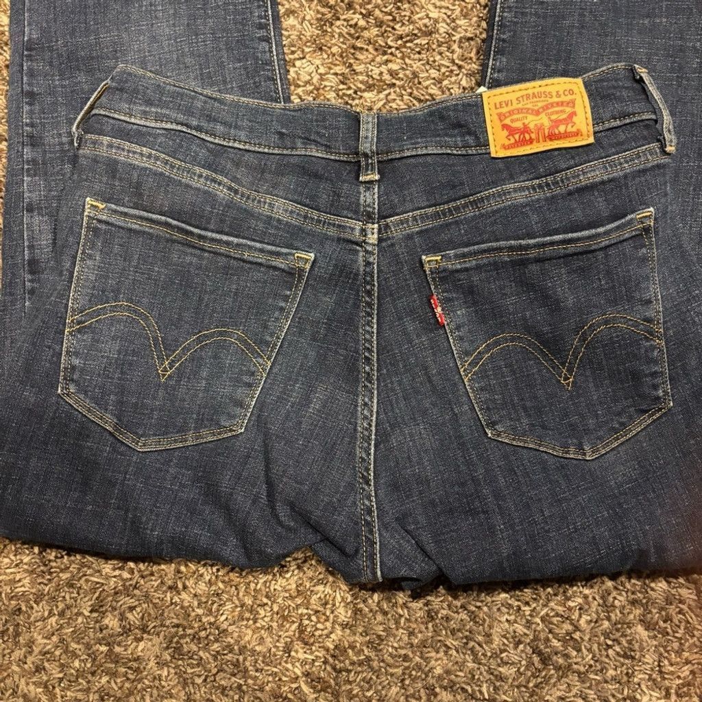 Levi's Levi's Blue Straight Denim Jeans Size 27" / US 4 / IT 40 - 1 Thumbnail