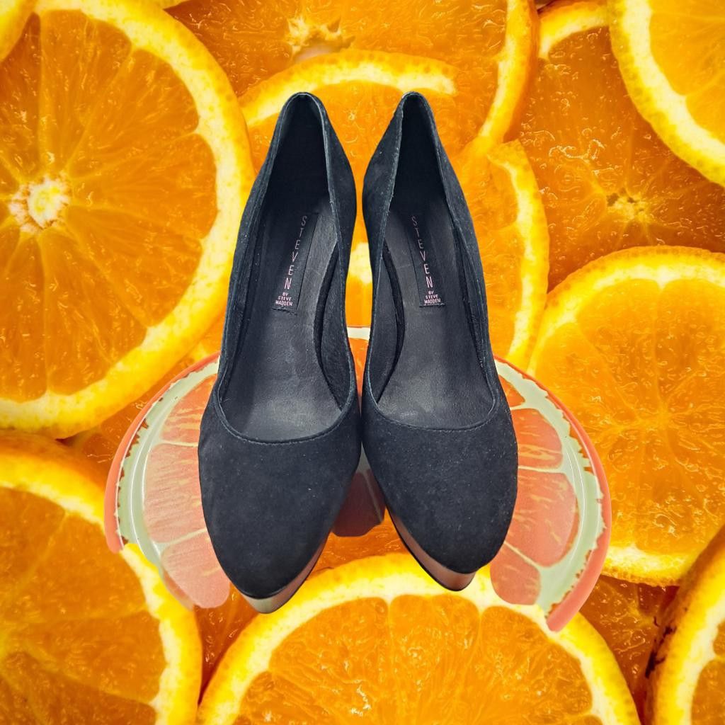 Steve Madden Steve Madden Black Platform Wedges Size 9.5 Size ONE SIZE - 2 Thumbnail