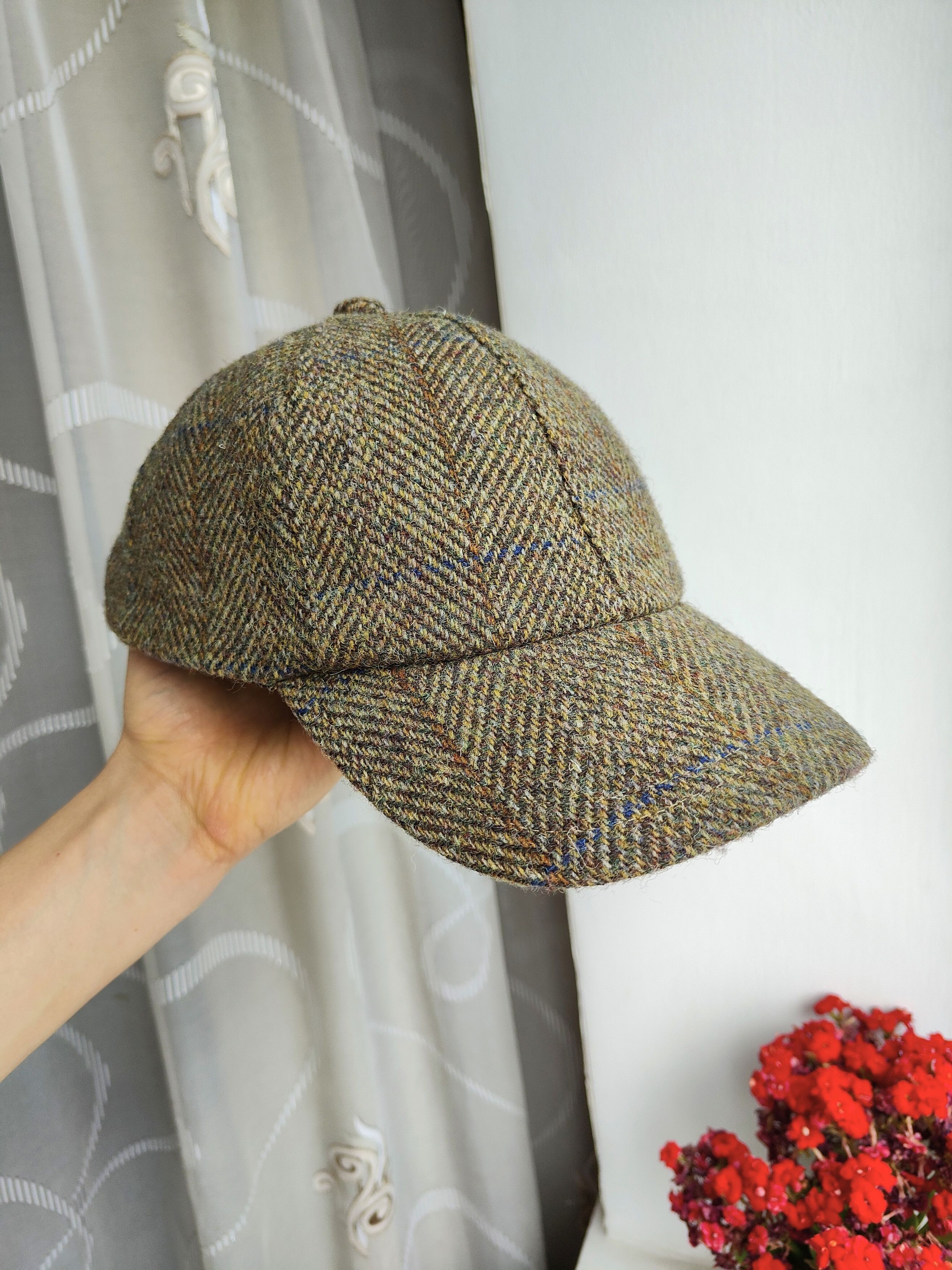 Harris Tweed Harris Tweed Woolen Cap Harris Tweed Hat Size ONE SIZE - 10 Thumbnail