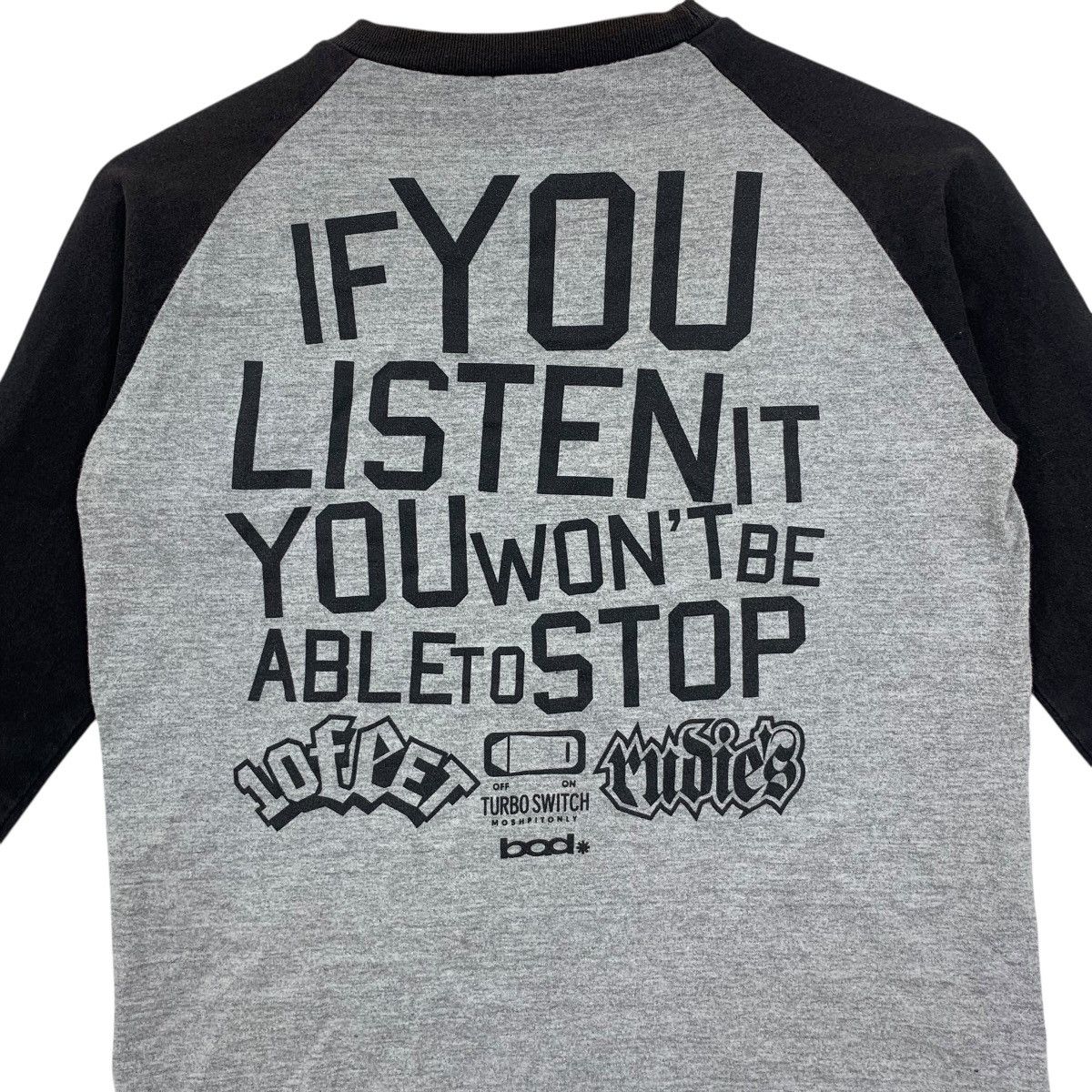 Vintage 10FEET ROCK SKATEBOARD Rudies Japan Raglan Tee Shirt Top Size US S / EU 44-46 / 1 - 6 Thumbnail