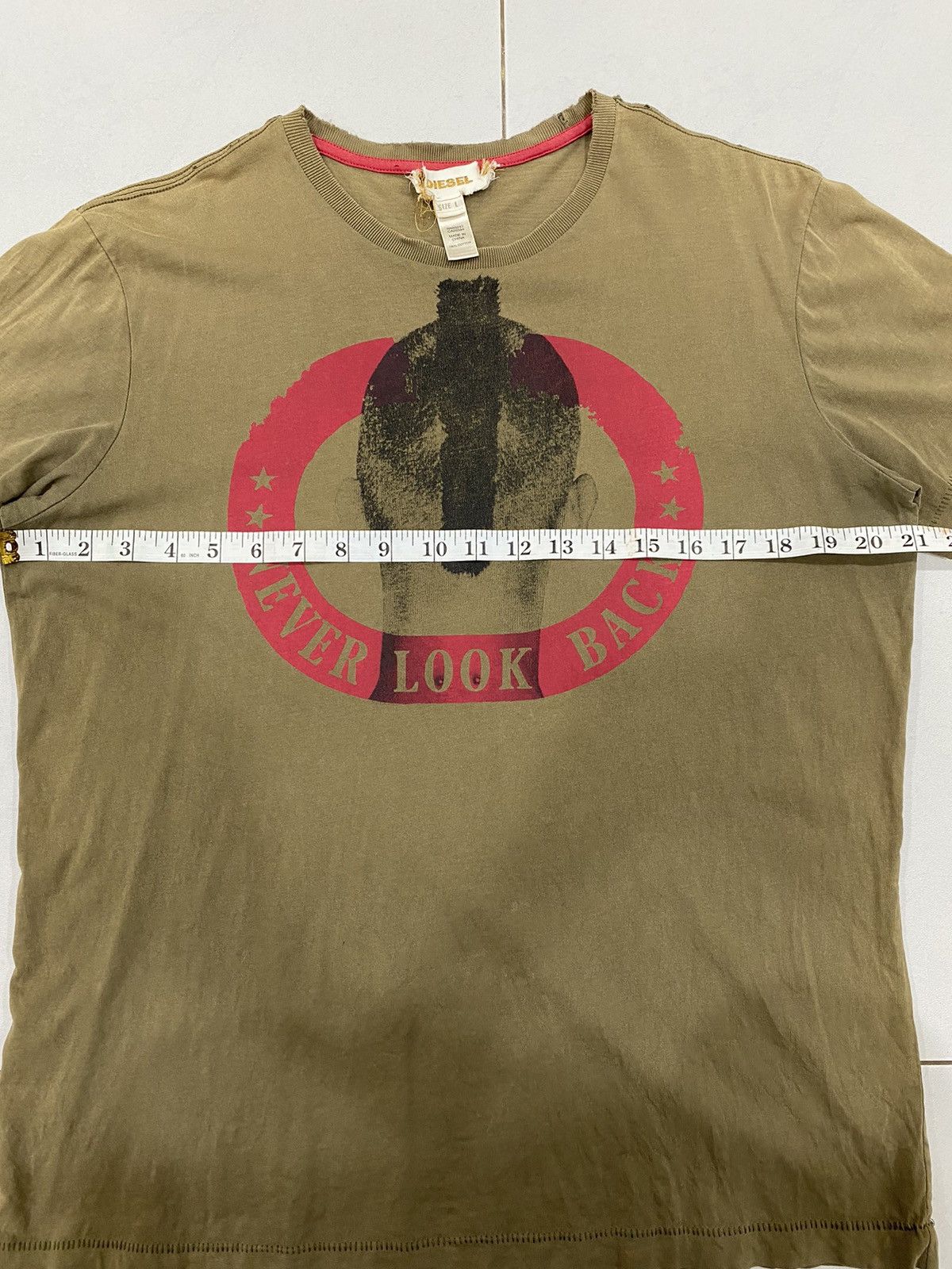 Diesel Distressed Diesel Taxi driver Tees Size US L / EU 52-54 / 3 - 7 Thumbnail