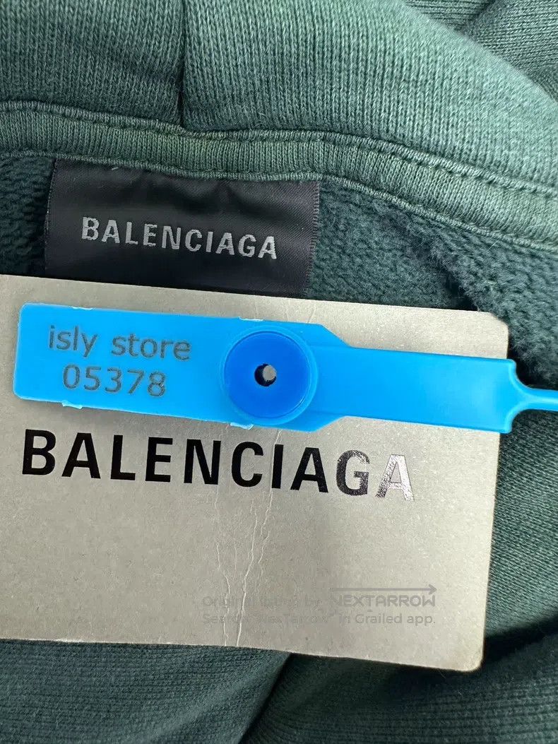 Balenciaga Balenciaga Printed Oversized Basketball Hooded Long Sleeve Size US M / EU 48-50 / 2 - 4 Thumbnail