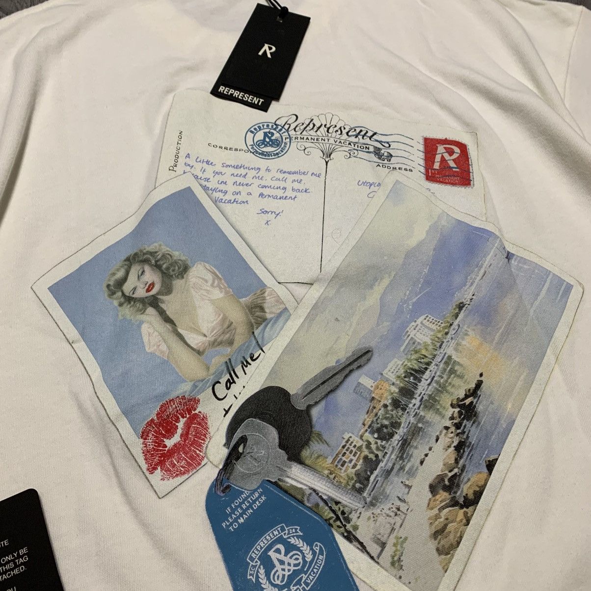 Represent Clo. Represent Small Girls Of Summer Flat White Tee Size US S / EU 44-46 / 1 - 3 Thumbnail