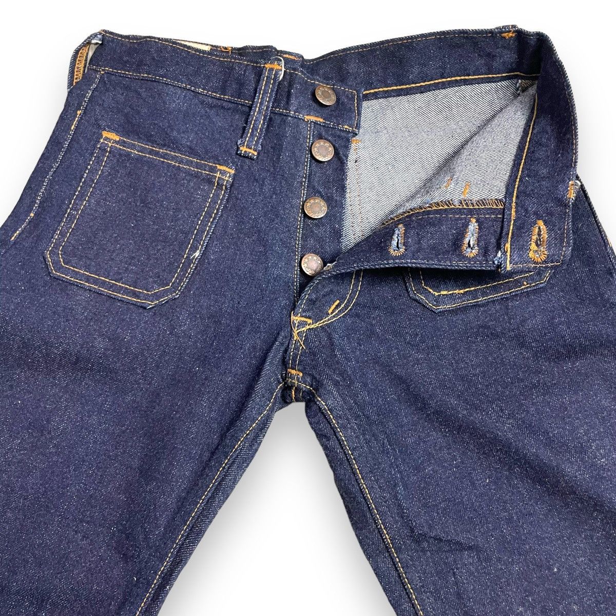 Hysteric Glamour 🇯🇵 VINTAGE SAVAGE GEORGE CUSTER & CO BELL BOTTOM FLARE JEANS Size 26" / US 2 / IT 38 - 6 Thumbnail