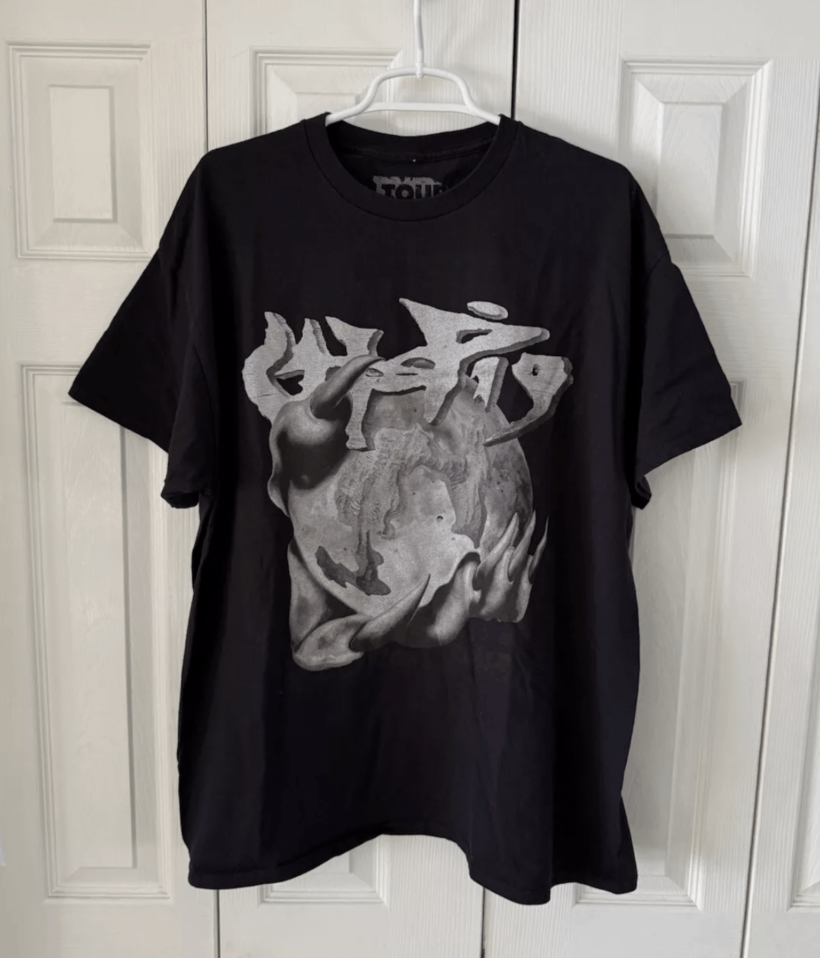 Travis Scott Cactus Jack Zombie Rodeo Hip Hop Rap Tour Merch store Tee in Grey L