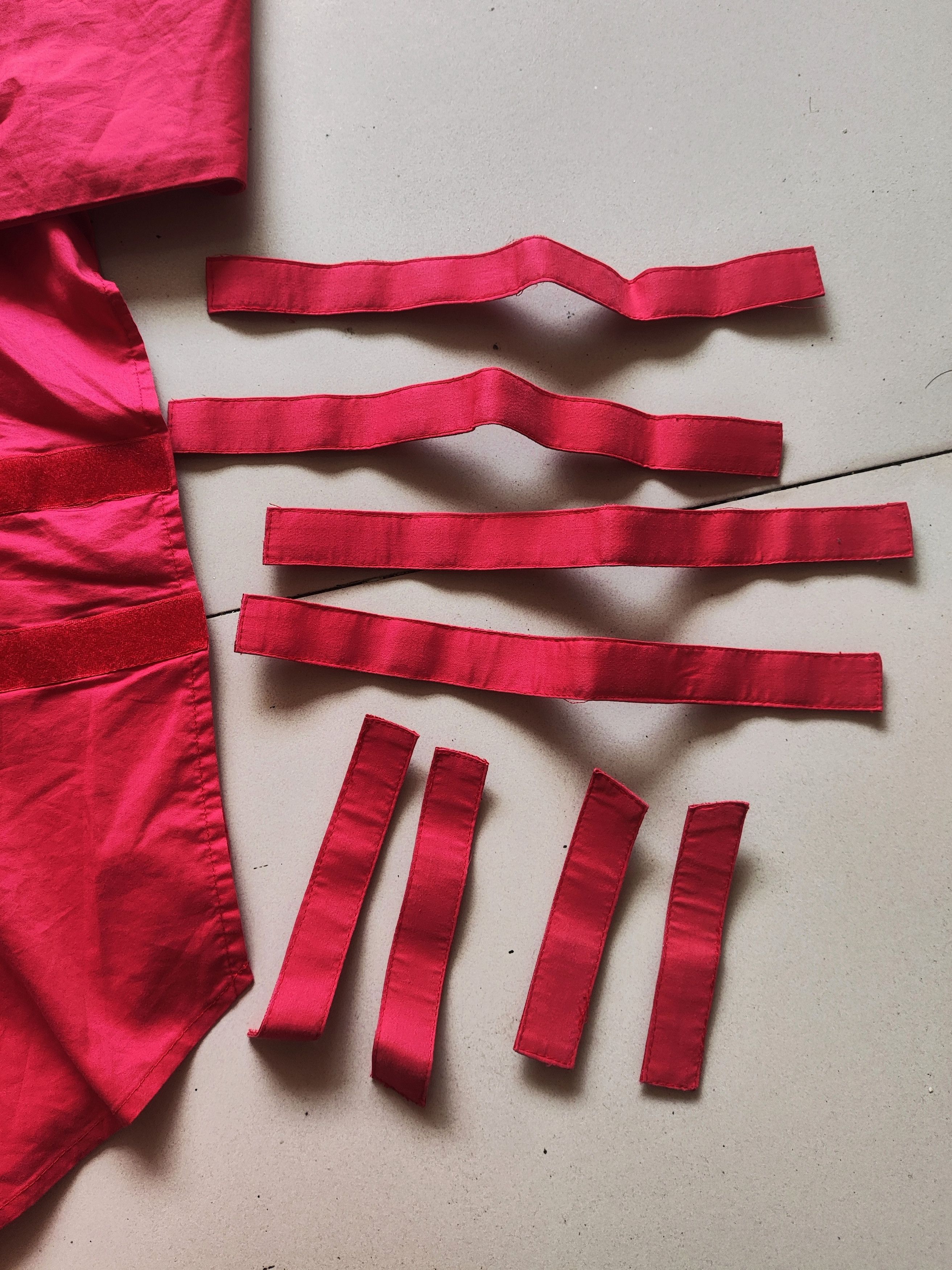 Hood By Air HBA SS14 Blood Red Velcro Strip Shirt Size US L / EU 52-54 / 3 - 6 Thumbnail