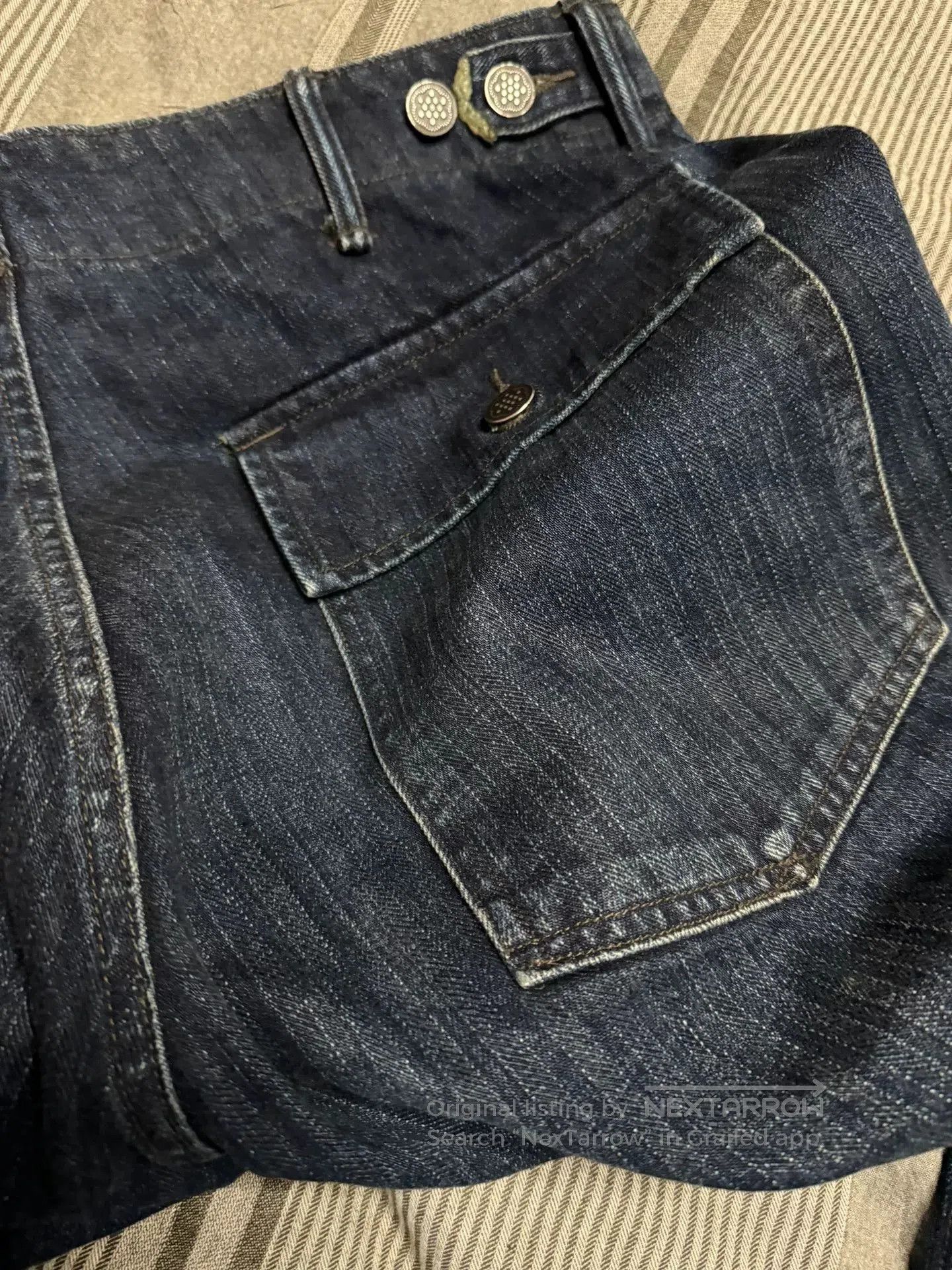 RRL Ralph Lauren vintage blue-dyed work pants from RRL. Size US 32 / EU 48 - 8 Thumbnail