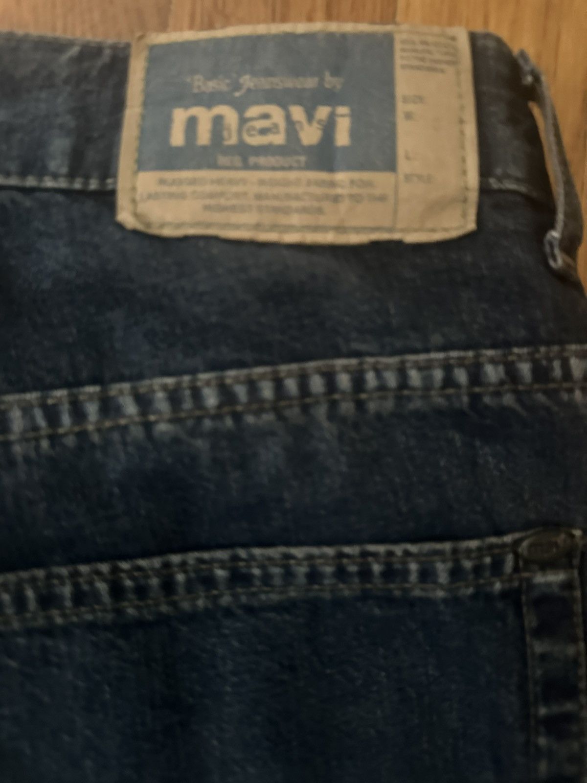 Mavi × Vintage Y2K 2000s Baggy Relaxed fit Mavi Jeans dark wash 36 x 30 Size US 36 / EU 52 - 4 Thumbnail