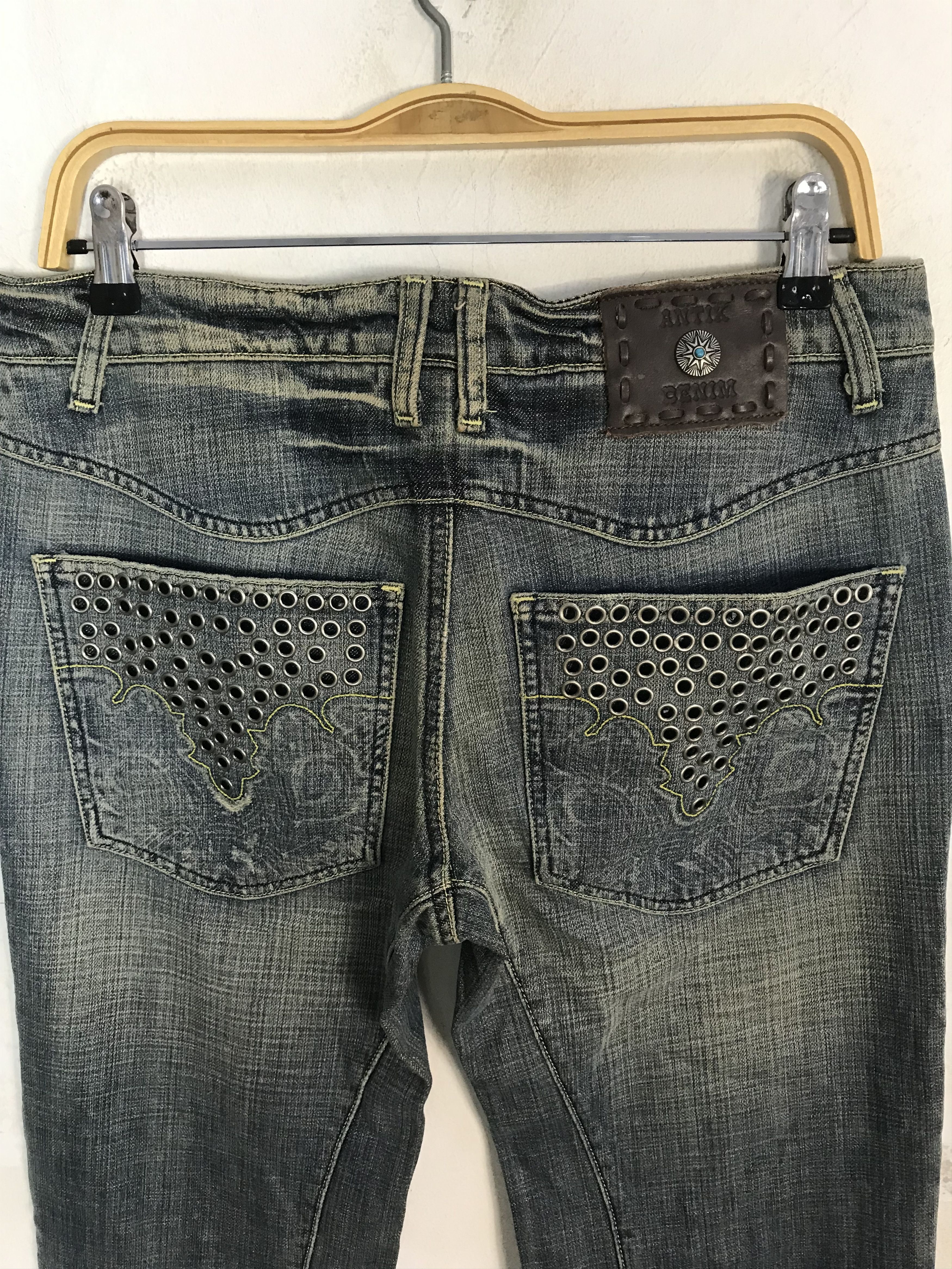 Antik Denim Hype Antik Denim Indigo Denim Jeans Buttonfly Fits 30-32 Size US 32 / EU 48 - 7 Thumbnail