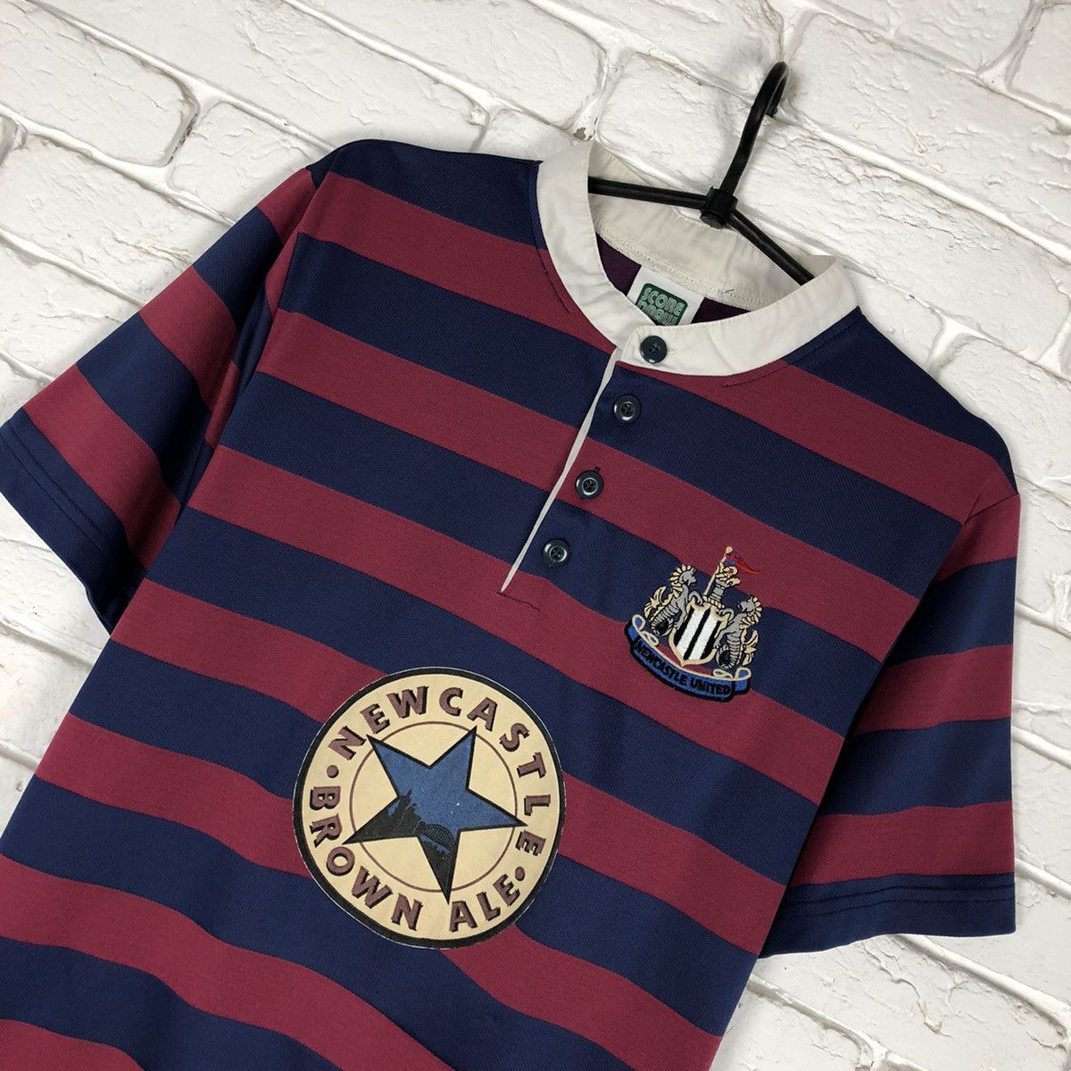 Other Newcastle United 1995 retro copy jersey draw score Size US M / EU 48-50 / 2 - 2 Thumbnail