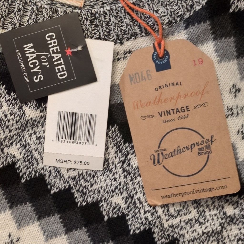 Weatherproof Weatherproof Vintage Black Marl Sweater Size Large Size US L / EU 52-54 / 3 - 4 Thumbnail