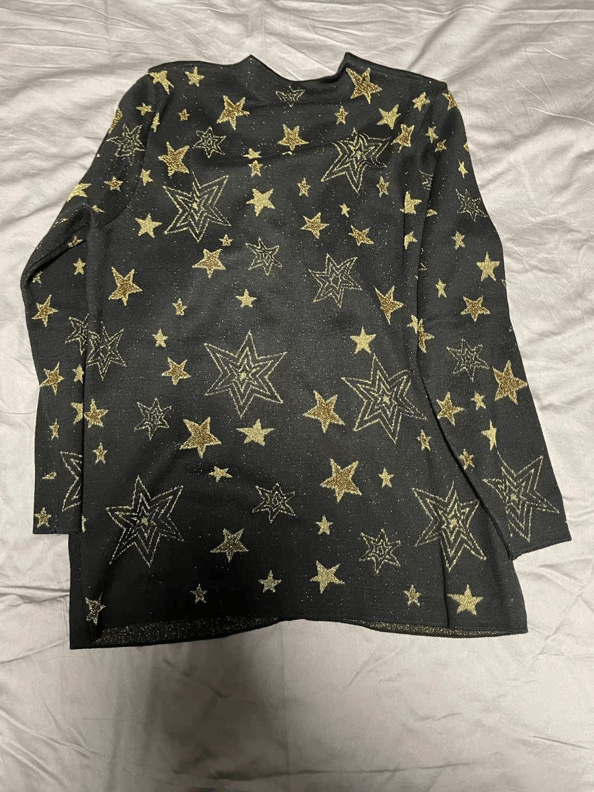 Saint Laurent Paris Saint Laurent Paris 15SS OS Stars Pattern Knitwear Cardiga Size US XS / EU 42 / 0 - 2 Thumbnail