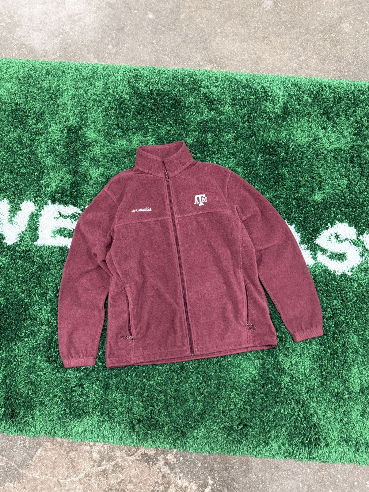 Columbia Columbia Texas A&M Aggies Red Fleece College School Large Size US L / EU 52-54 / 3 - 1 Thumbnail