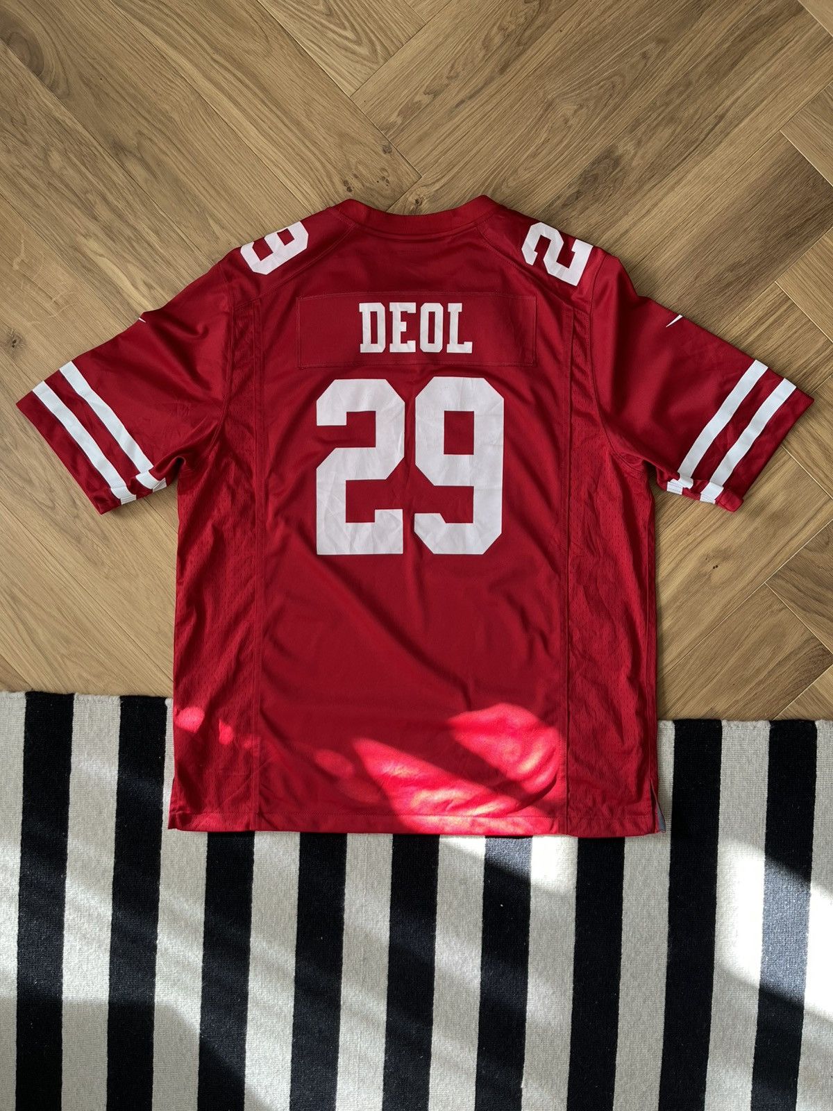 Nike San Francisco 49ers Custom Football Jersey – “DEOL” #29 Size US XL / EU 56 / 4 - 7 Thumbnail