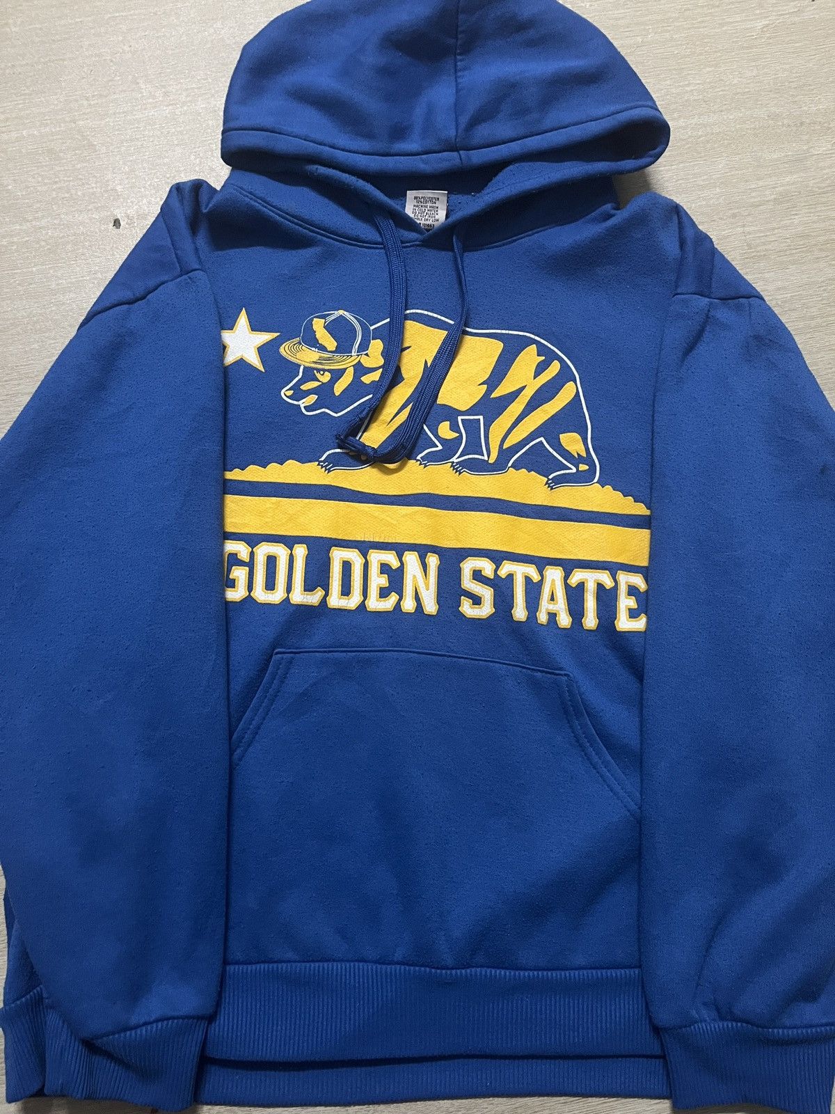 NBA × Vintage Vtg Golden State Hoodie Size US XL / EU 56 / 4 - 2 Thumbnail