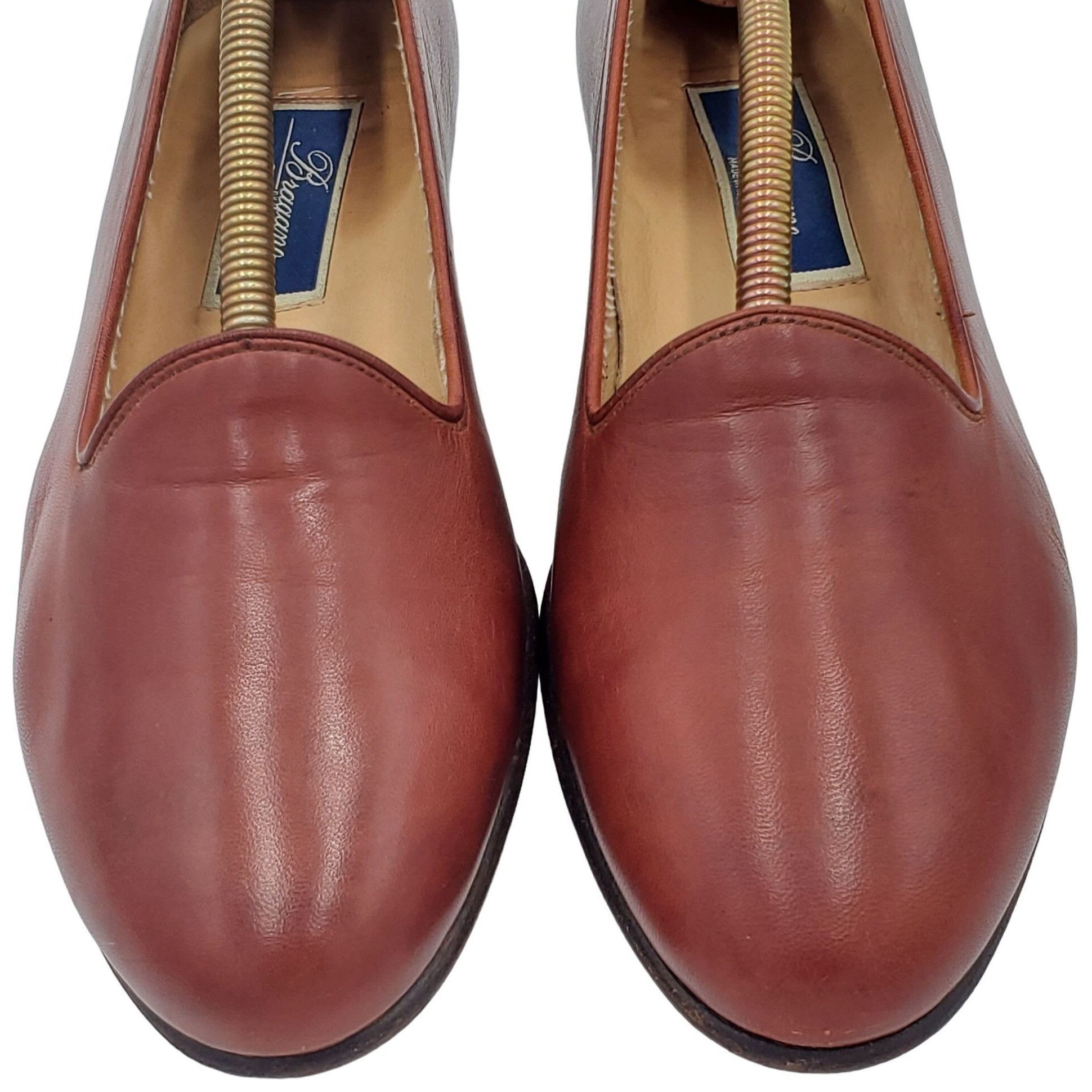 Bragano Vintage Bragano Cole Haan Italy Men 8M Brown Calfskin Classi Size US 8 / EU 41 - 2 Thumbnail
