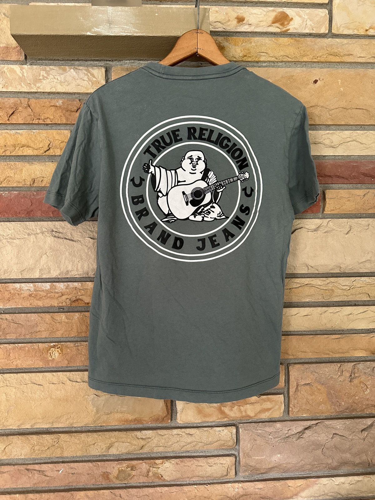 Japanese Brand True Religion Jeans Buddha Logo Graphic Tee Size US S / EU 44-46 / 1 - 1 Thumbnail