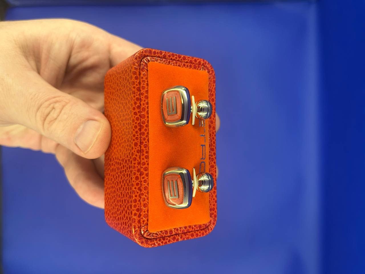 Etro Cufflinks in Orange, Men's Product Image