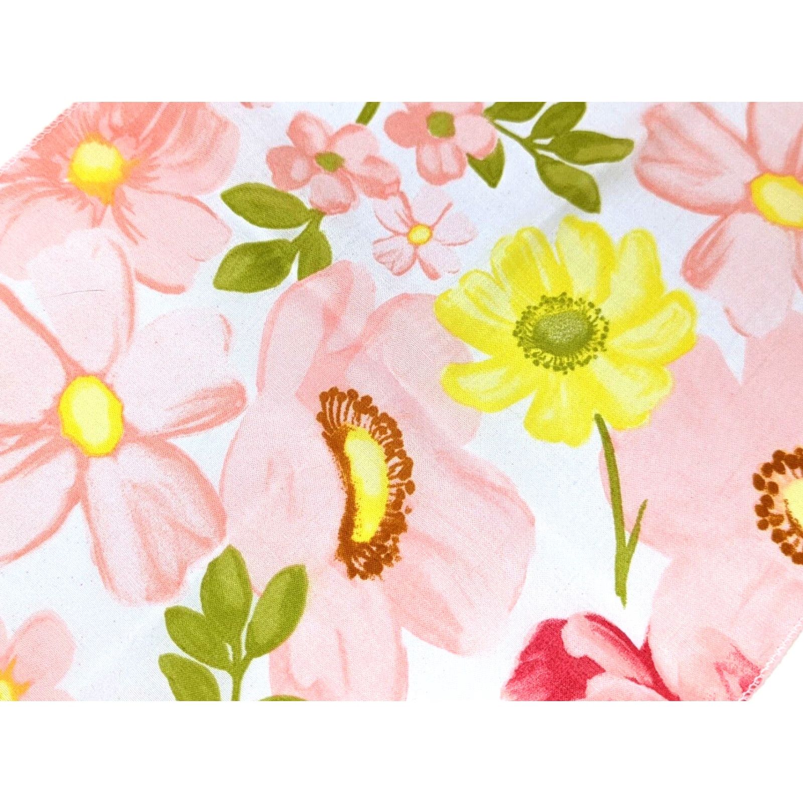 Vintage VINTAGE Greenbrier International Pink Floral Spring Polyester Scarf Wrap Shawl CP22 Pink Wrap Scarf Womens Girls 58.5" 11" VTG Size ONE SIZE - 2 Thumbnail