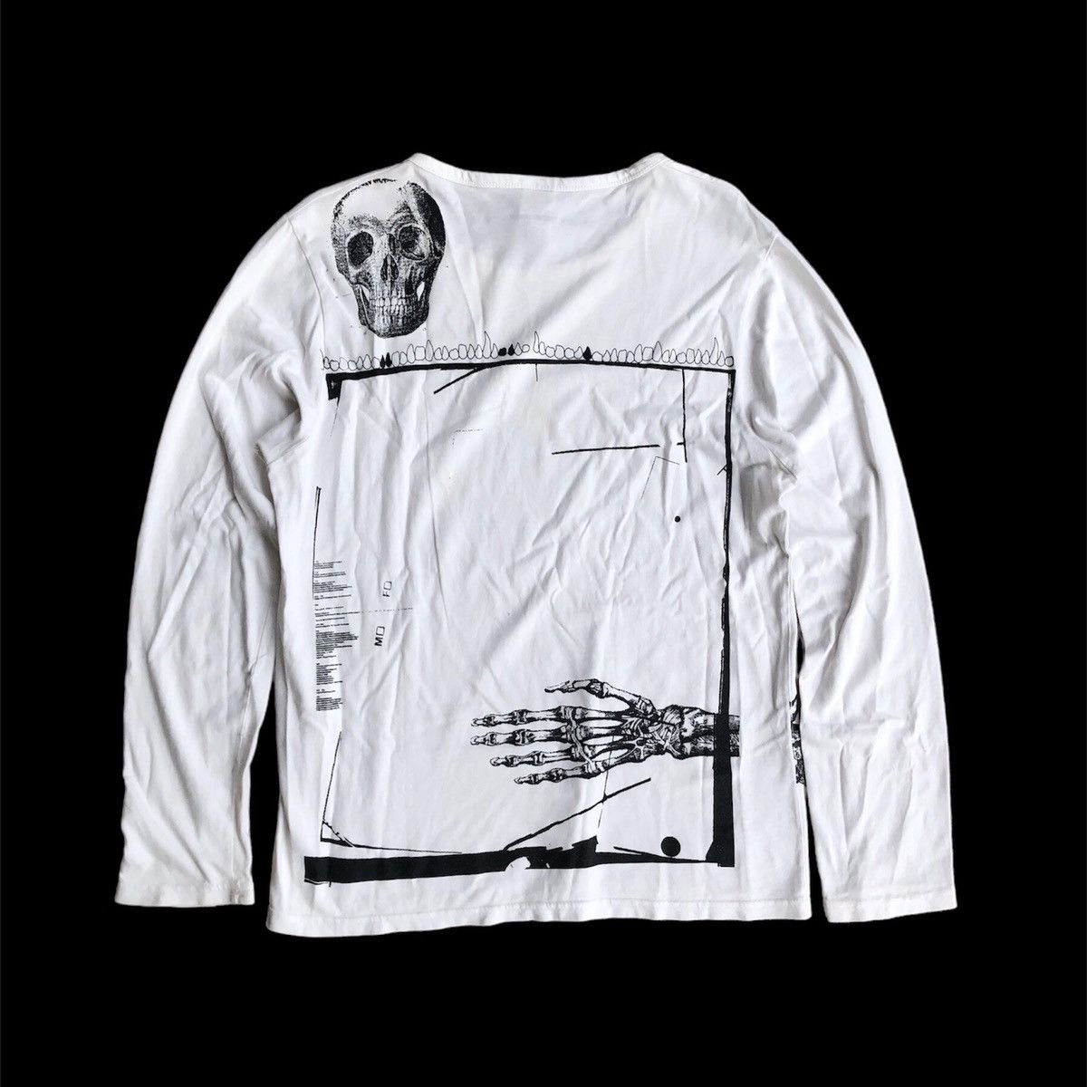 If Six Was Nine 2#1 Rock Skull word long sleeve Size US M / EU 48-50 / 2 - 2 Thumbnail