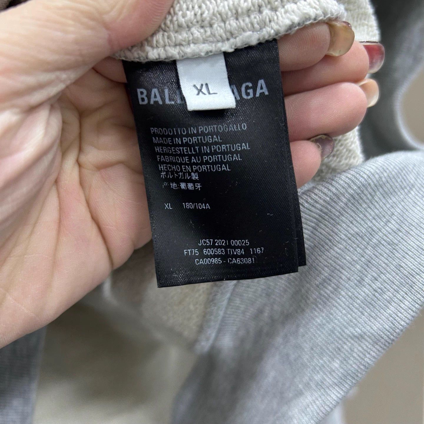 Balenciaga Balenciaga Logo Print Hoodie 99 New XL Size US XL / EU 56 / 4 - 4 Thumbnail