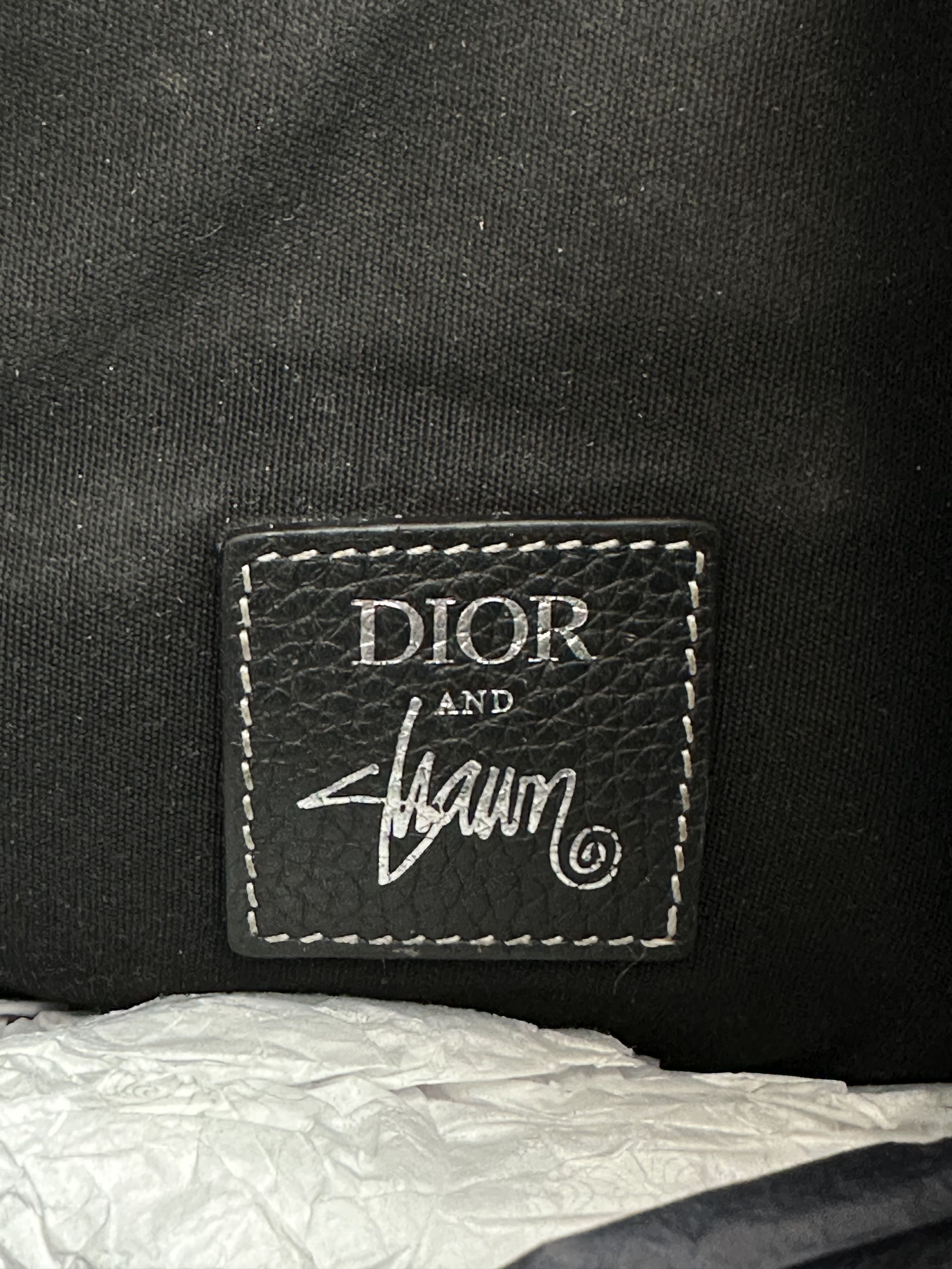 Dior × Stussy Dior x Stussy Black Bee Logo Saddle Bag Size ONE SIZE - 5 Thumbnail