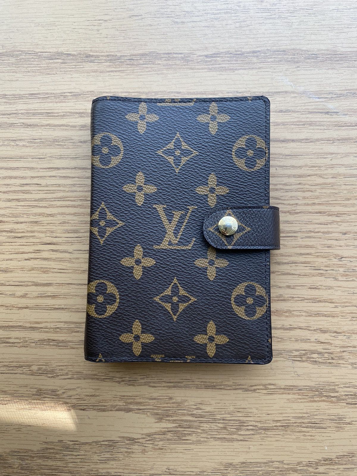 image of Louis Vuitton Journal Notebook/address Book Vintage in Brown, Men's