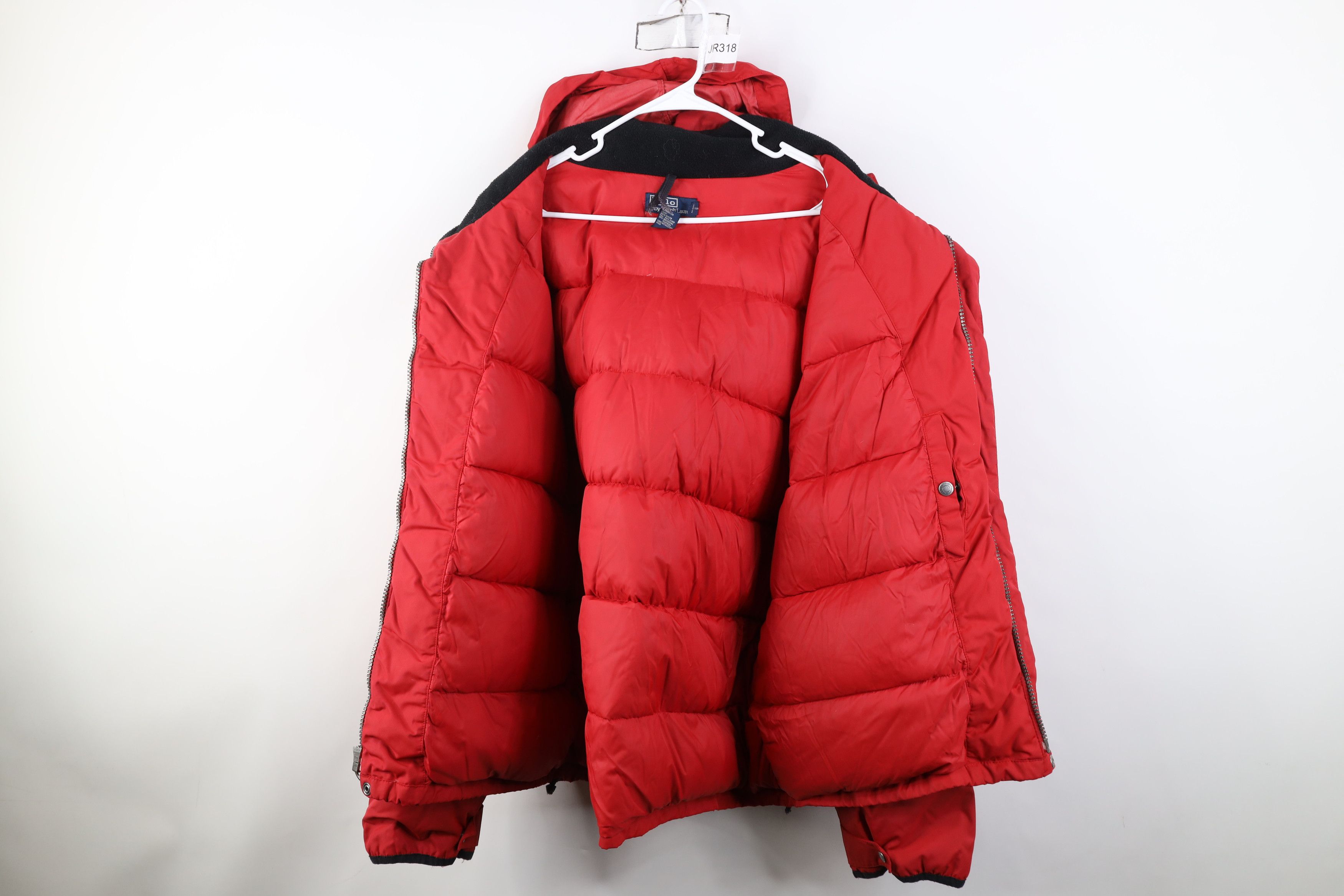 Ralph Lauren Vintage 90s Ralph Lauren Duck Down Puffer Bomber Jacket Red Size US XXL / EU 58 / 5 - 13 Thumbnail