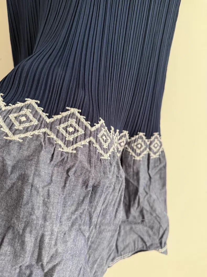 Issey Miyake Issey Miyake Denim Dress Size L / US 10 / IT 46 - 5 Thumbnail