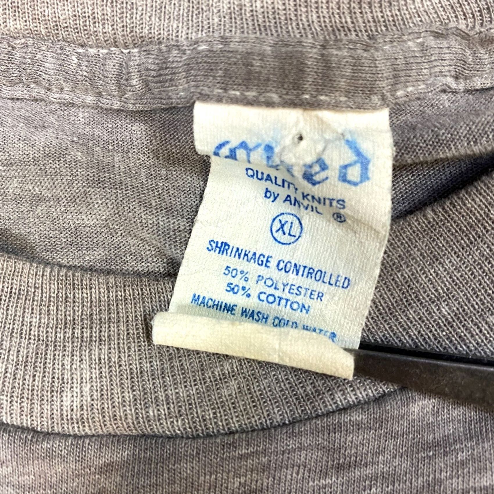 Vintage VINTAGE American Vintage Lake Erie Ohio Avalon T-shirt Unisex Adults Short Sleeve Crew Neck Gray M 80s USA Made Cotton Blend Shirt Mens Size US M / EU 48-50 / 2 - 5 Thumbnail