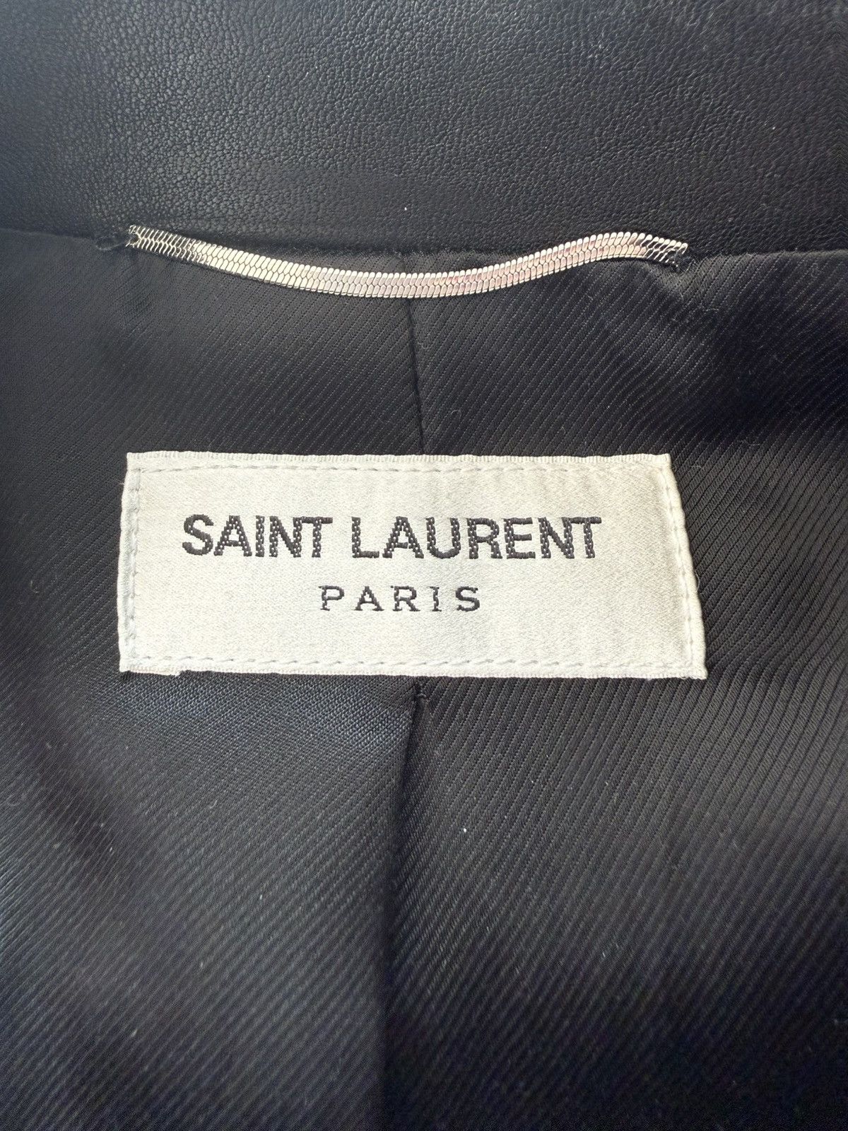 Saint Laurent Paris Saint Laurent SS18 Woven Leather Jacket Size US S / EU 44-46 / 1 - 5 Thumbnail