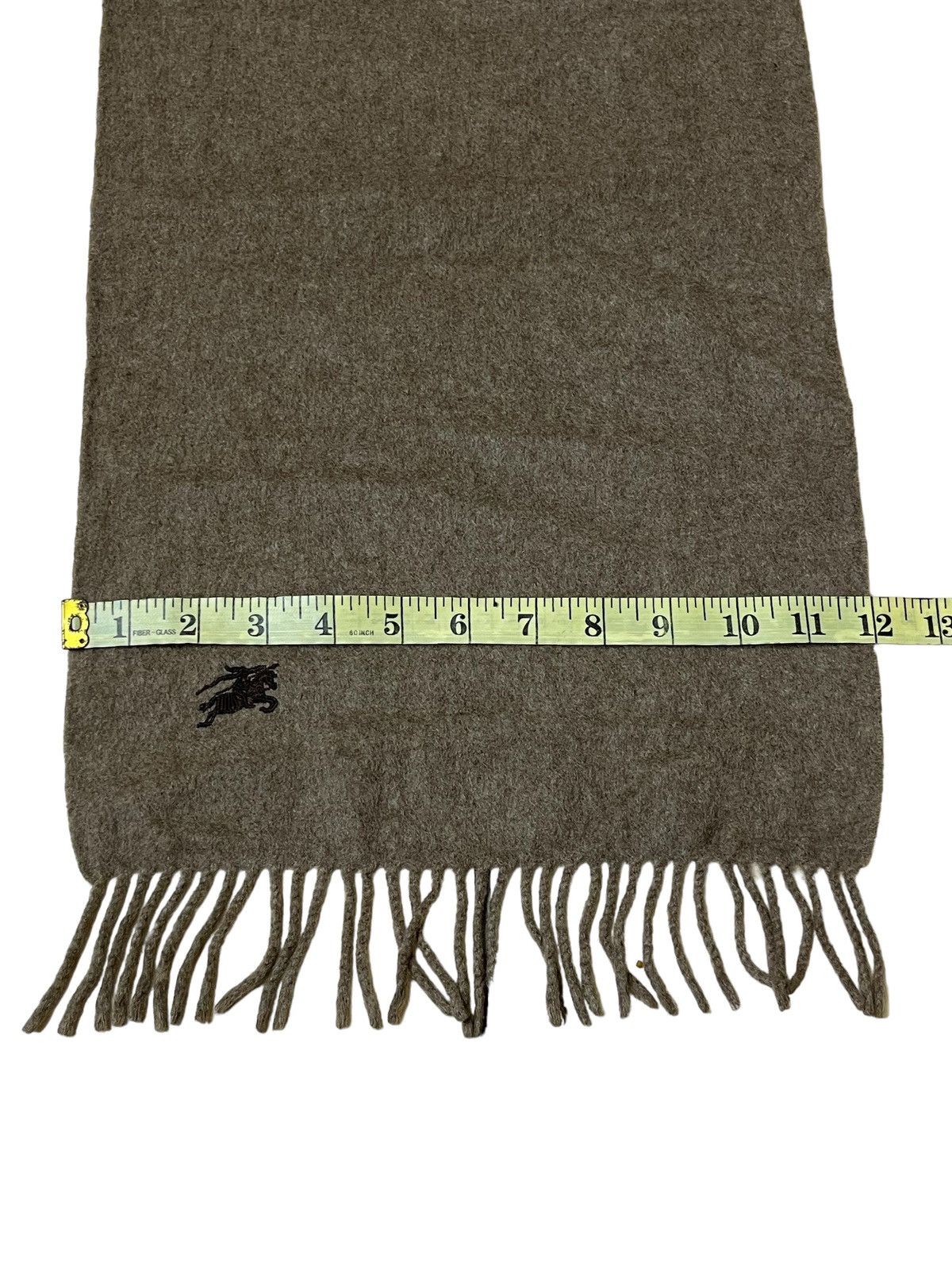 Burberry NICE🔥VINTAGE BURBERRYS PLAIN BROWN CASHMERE MUFLER/SCARF Size ONE SIZE - 4 Thumbnail
