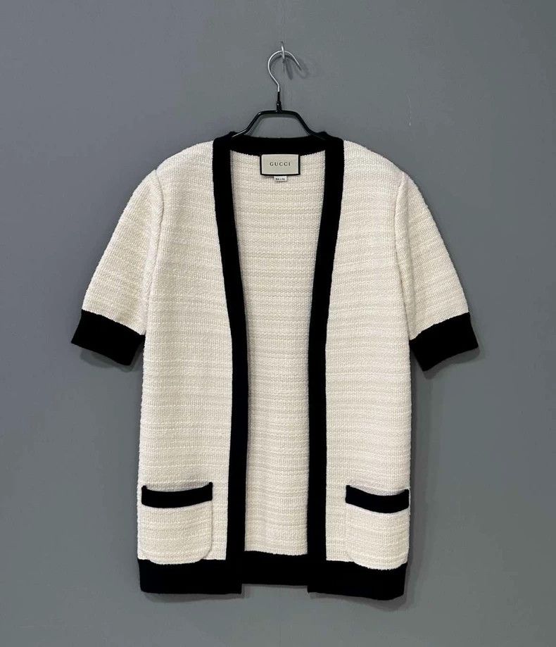 Gucci Gucci Knitted cardigan jacket Size S / US 4 / IT 40 - 1 Thumbnail