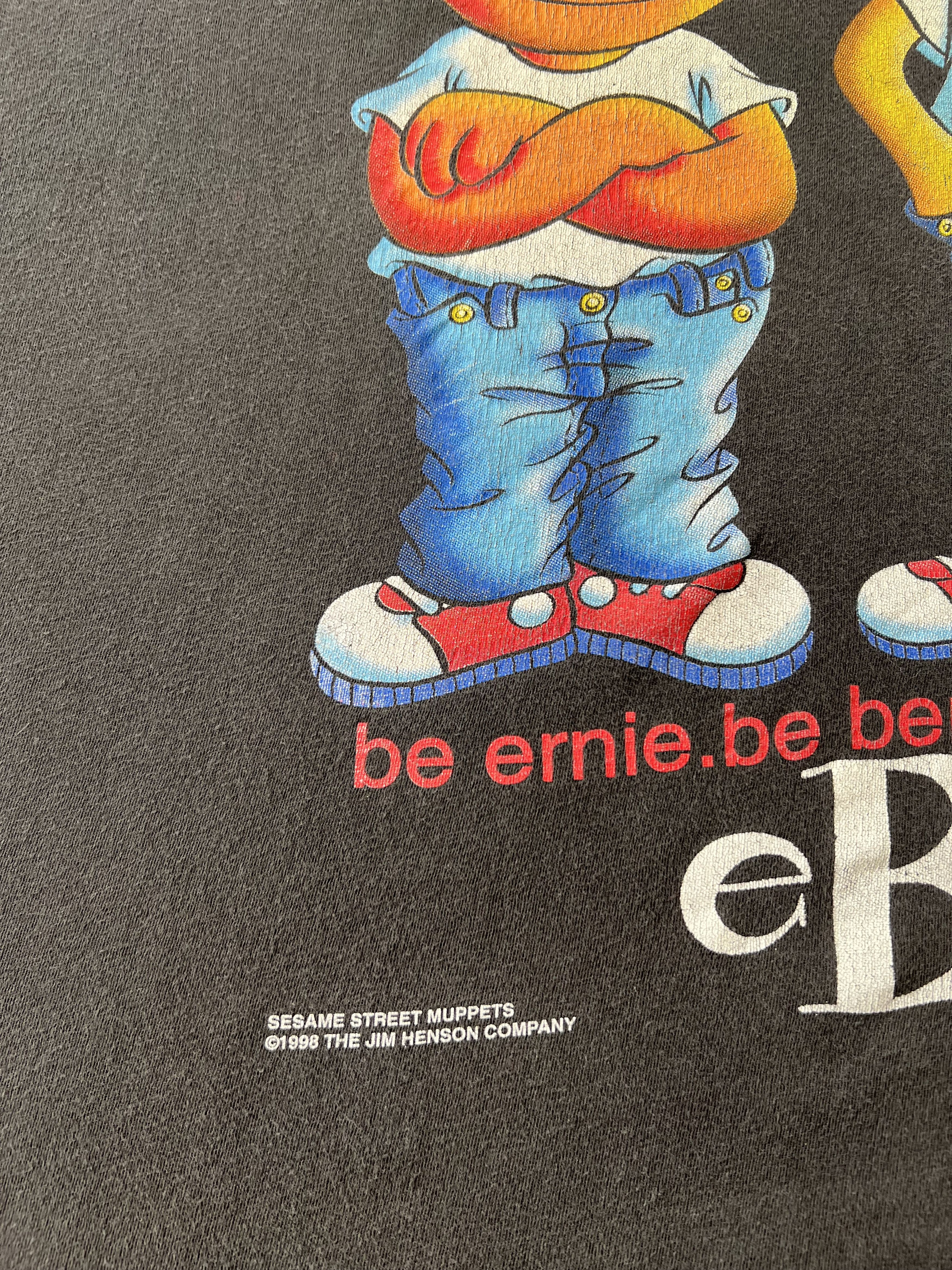 Cartoon Network Vintage 1998 Sesame Street Muppets Bert Ernie Jim Henson Tee Size US L / EU 52-54 / 3 - 8 Thumbnail