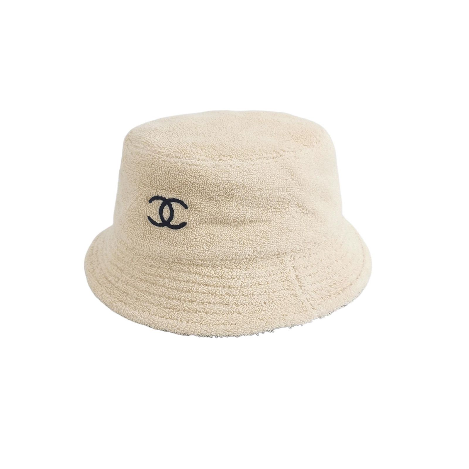Chanel Chanel CC Logo Terry Bucket Hat Size ONE SIZE - 1 Thumbnail