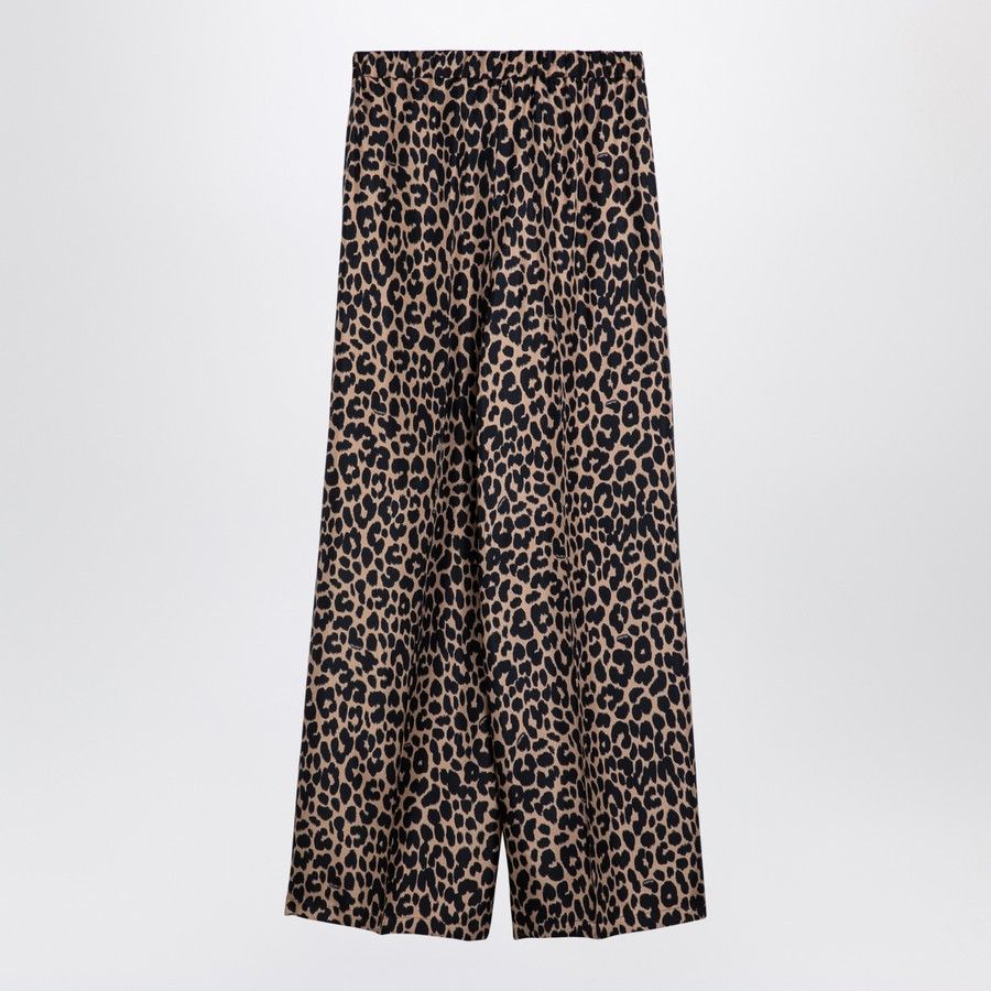 Max Mara o1d2blof0824 Print Trousers in Leopard Size 27" / US 4 / IT 40 - 2 Thumbnail