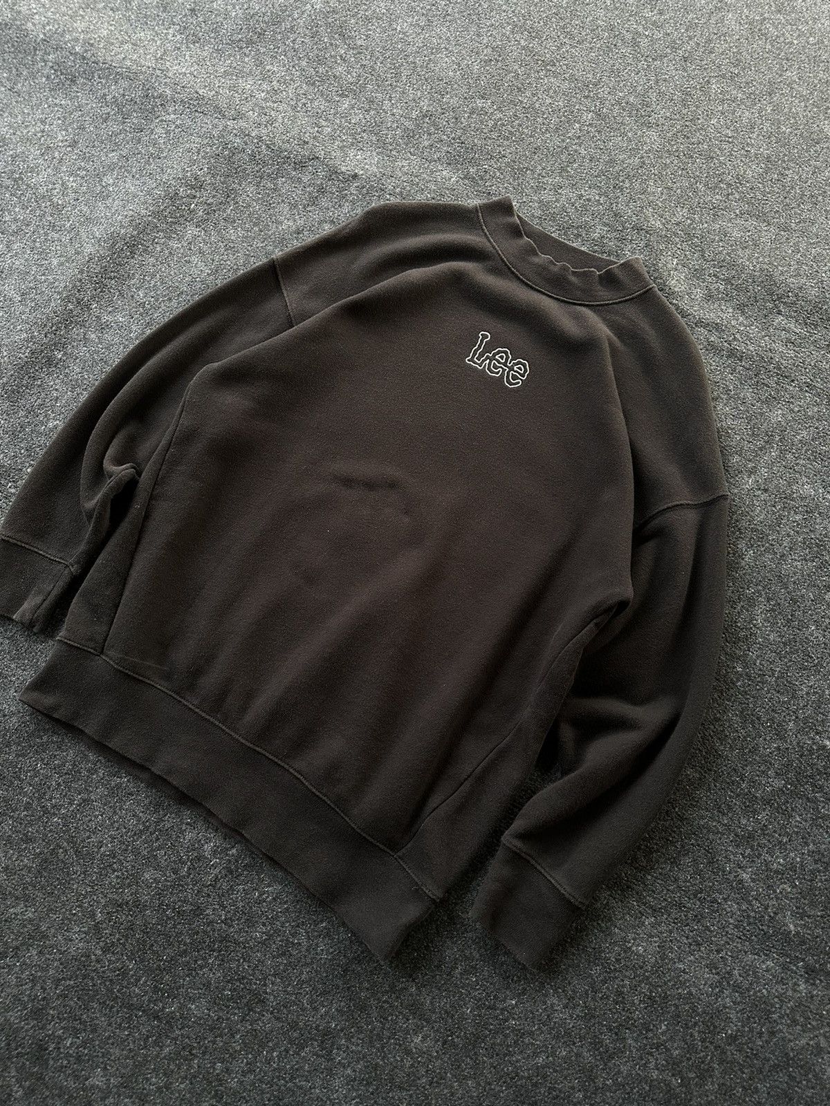 Lee × Vintage Vintage Lee Center Logo Sunfaded Crewneck Z39 Size US M / EU 48-50 / 2 - 2 Thumbnail