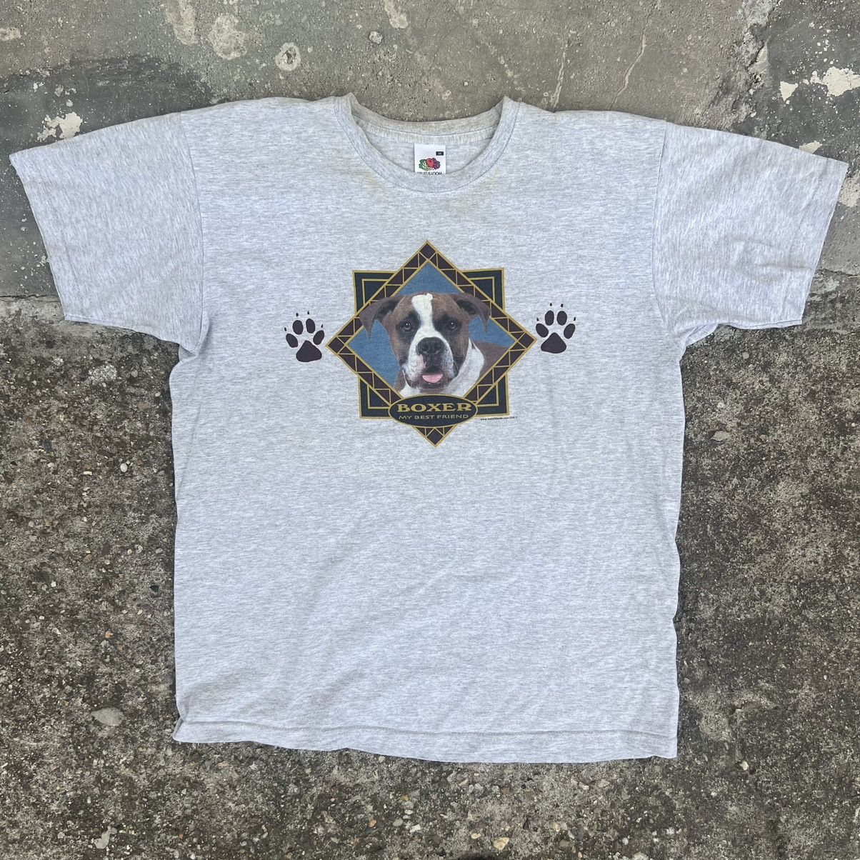 Vintage Vintage 90s 1990 Puppy Dog Mallard Art Single Stitch T Shirt Size US M / EU 48-50 / 2 - 1 Thumbnail