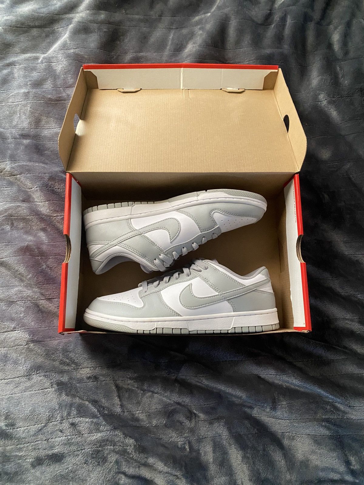 Nike NIKE DUNKS LOW GREY AND WHITE Size US 9.5 / EU 42-43 - 1 Thumbnail